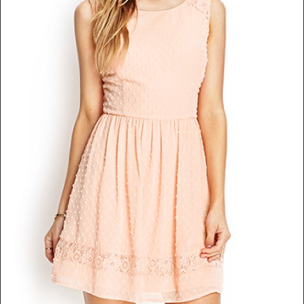 Flirty Peach Dress